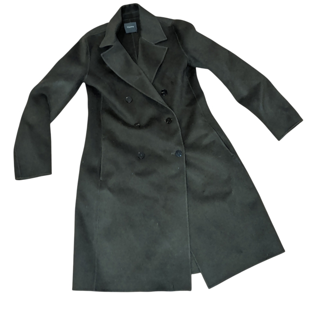 Theory Unlined Coat in Textured Wool-Cashmere
